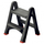 Shkallë plastike Curver 45937, 2 hapa, 150kg, gri