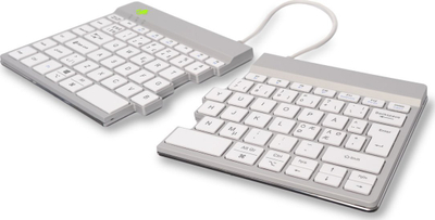 Tastierë ergonomike R-Go Tools Split Break, me kabllo, me Break Software, e zezë