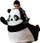Sako Go Gift Panda XL, 130 x 90 cm, për fëmijë, bardhë e zi