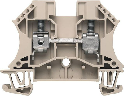 Bllok terminal Weidmuller WDU 6, 6 mm², 800V, bezhë e errët