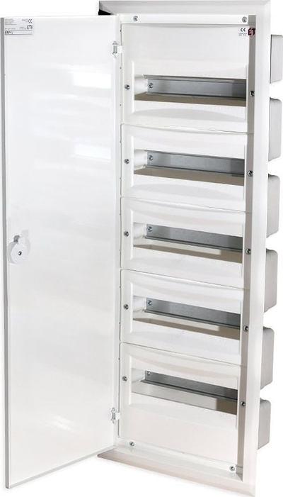 Kuti shpërndarje e nsume n’mur Eti ERP12-5, 5x12 module, 63A 400V, e bardhë