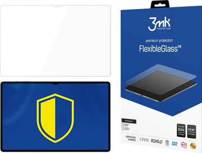 Stiker mbrojtës ekrani 3MK FlexibleGlass për Samsung Galaxy Tab S9+, 13", xham hibrid, transparent