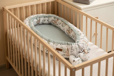 Гнездо за бебе Sensillo Cocoon Nest Swaddle Waffle, 80x45 cm, беж