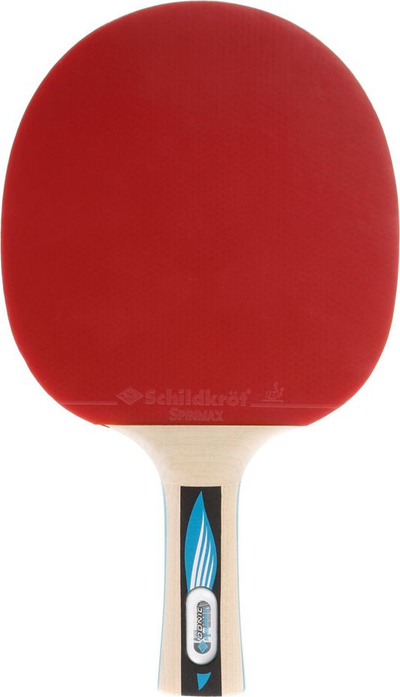 Raketë pingpongu Donic Ovtcharov 900, sfungjer 2.1mm, dorezë ergonomike, kuqe e zezë