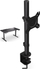 Tavolinë elektrike Endorfy Atlas L, 150 x 78 cm, set me mbajtëse monitori Atlas Single, e zezë