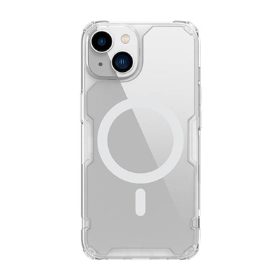 Mbështjellës telefoni Nillkin Nature Pro Magnetic për iPhone 14 Plus, transparent