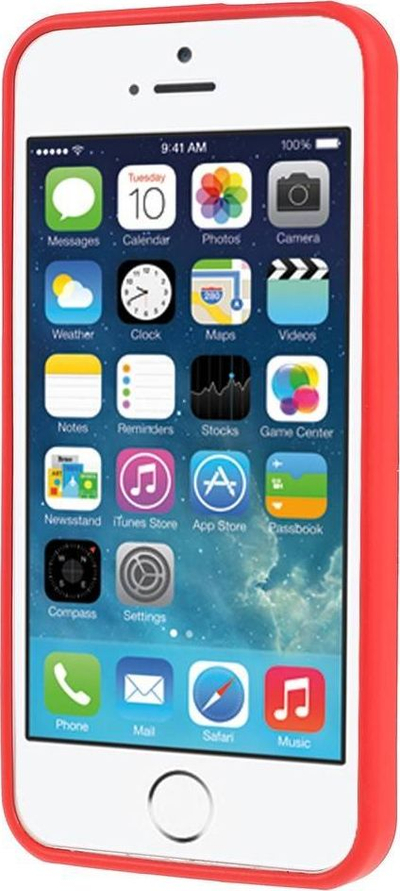 Futrollë telefoni Mercury Soft, TPU, për iPhone, e kuqe