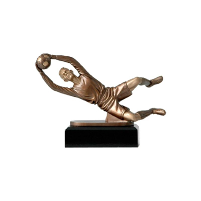 Figurinë trofe Victoria Sport Cast TPFR863/BR, portier futbolli, 14.5cm, bronx