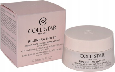 Krem nate për fytyrë Collistar Regenera Anti Wrinkle Repairing, kundër rrudhave, 50ml