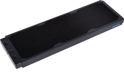 Set ftohës me ujë për procesor Alphacool ST30, radiator 420 mm, 140 mm aRGB, i zi