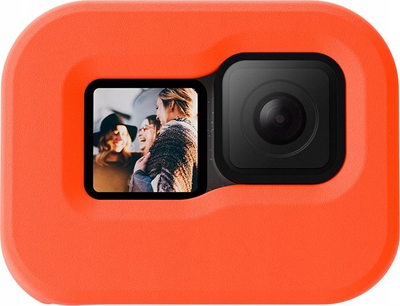 Kuti mbrojtëse notuese TELESIN për GoPro Hero 9 10 11 12 13, që s’e ha uji, ngjyrë portokalli