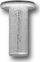 Rivet metalik 5 mm, i gjatë 16 mm, ngjyrë argjendi, 1 copë