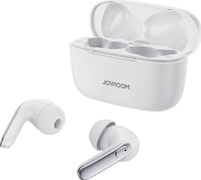 Kufje wireless in ear Joyroom Jbuds JR-BC1, Bluetooth, me kuti karikimi, të bardha