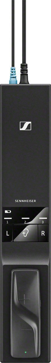 Sistem wireless për kufje Sennheiser Flex 5000 për TV, me komandë volumi dhe balancë, i zi