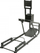 Kornizë simulator gare TrackTime Race Rig Frame, e rregullueshme, metal, e zezë