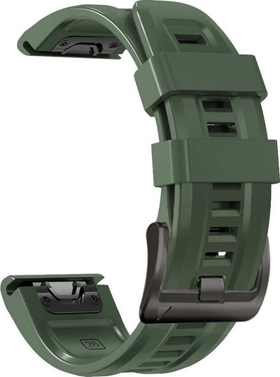 Rrip ore Tech-Protect Iconband për Garmin Fenix 3 3 HR 5X 5X Plus 6X 6X Pro 7X, TPU, jeshile ushtarake