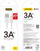 Kabllo Dudao USB-A - Lightning USB 1m, e bardhë