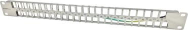 Patch panel ALANTEC Modular 19", 48 porta, 1U, ngjyrë argjendi
