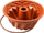 Forma për kek Silikomart Pan Mold, silikon 2.2L, 22x11cm, portokalli
