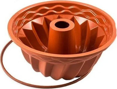 Forma për kek Silikomart Pan Mold, silikon 2.2L, 22x11cm, portokalli