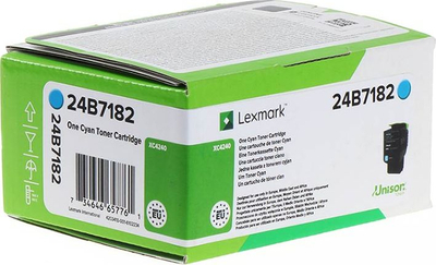 Toner lazer Lexmark 24B7182, origjinal, cian