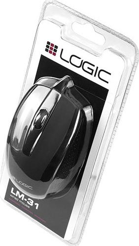 Maus Logic Concept LM-31, optik, me kabllo, i zi