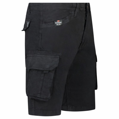 Кратки панталони Geographical Norway Palar DB 256 M, памук, regular fit, црни