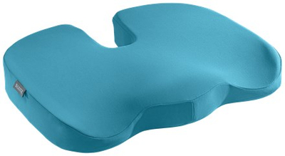 Jastëk ortopedik për karrige Leitz Ergo Cosy, ergonomik, me mbulesë të heqshme, blu