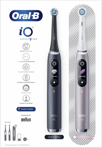 Електрична четка за заби Oral B iO 80363731, со осцилирање, со полначка батерија