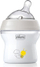 Biberon plastik Chicco NaturalFeeling, 150ml, biberon silikoni rrjedhje e ngadaltë, transparent
