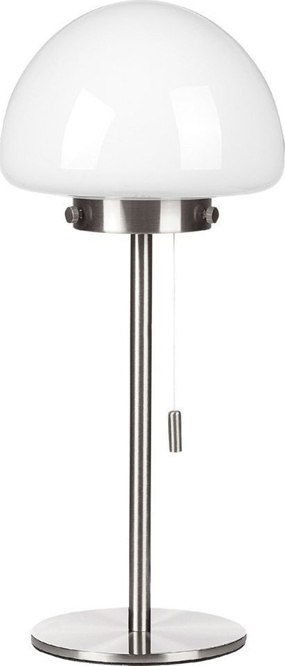 Lampë tavoline Beliani Moruga, metal, argjendtë