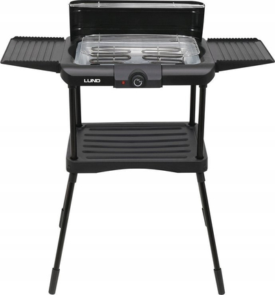 Grill elektrik kopshti, 2000W, sipërfaqe e madhe pjekjeje, me termostat