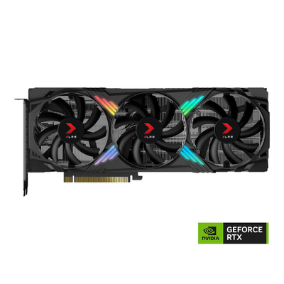 Kartë grafike PNY XLR8 OC ARGB, GeForce RTX 4070 SUPER, 12GB GDDR6X, e zezë