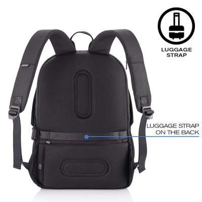 Shpinore anti-vjedhje XD Design Bobby Soft, 15.6", 16L, e zezë