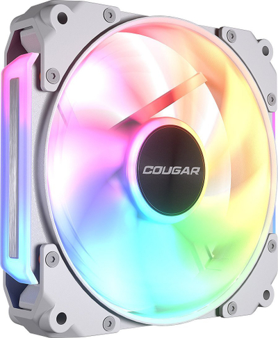Ventilator kase COUGAR Apolar 120 ARGB, 120mm, set me 3 copa, i bardhë