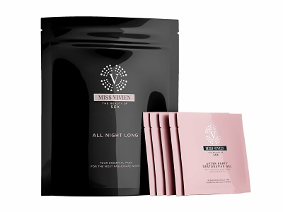 Set intim Miss Vivien All Night Long, qese individuale, paketim diskret, i zi