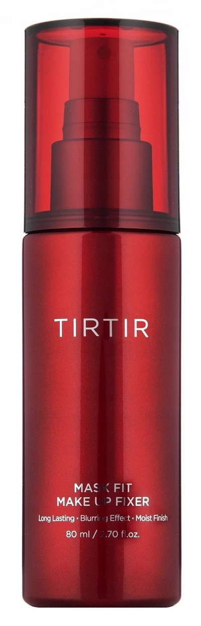Спреј за фиксирање шминка TIRTIR Mask Fit Make Up Fixer, 80 ml, долготраен ефект, црвен