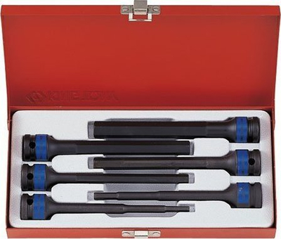 Set çelësa goditës King Tony 4476MP, 1/2", gjatësi 150mm, i zi