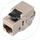 Solarix CAT6 STP RJ45 Модуларен Вметок, Црн
