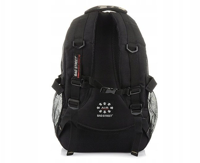 Çantë shpine JanSport Cross Town EK0A5BAIN601, prej poliestër të riciklum, me xhep për shishe uji, gri me të zezë