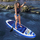 Dërrasë SUP me fryrje Bestway Hydro Force Oceana, set me lopatë dhe ulëse, blu e bardhë