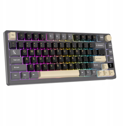 Tastierë mekanike RK ROYAL KLUDGE M75, 75%, wireless Bluetooth USB, RGB, e zezë