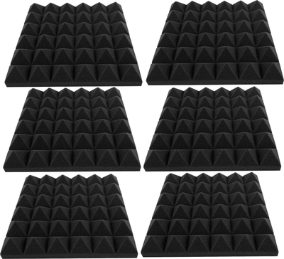 Panele akustike Mozos SPK-PADS, 300 x 300 x 50 mm, set 6 copë, të zeza