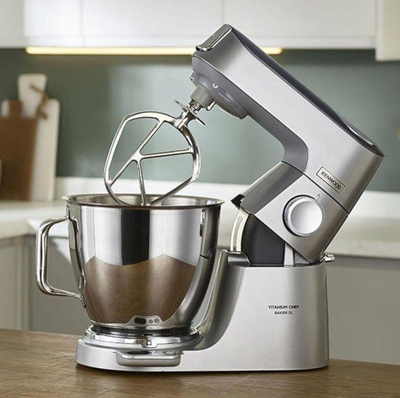 Mikser planetar JVC KVL85.124SI Titanium Chef Baker XL, 1200W, tas 7L, gri titanium