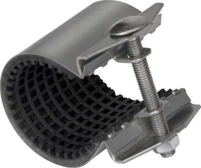 Kapëse riparimi për gypa Gebo Unifix Mini, 60 mm, interval shtrëngimi 21–25 mm, manshetë EPDM