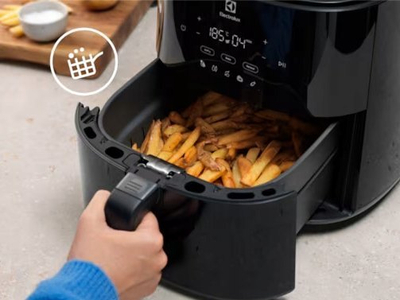 Fritezë me ajër Electrolux Series 700 EAF5B, 1.4kg, 1700W, e zezë