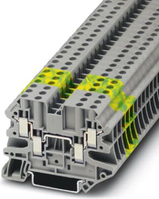 Bllok tokëzimi Phoenix Contact UT 4 QUATTRO PE, 4 dalje, 0.14 6mm², jeshile verdhë