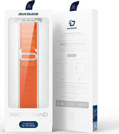 Rrip ore Dux Ducis Sport Band për Apple Watch, 42 49mm, portokalli