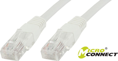 Kabllo rrjeti MicroConnect Patchcord U UTP CAT6, set me 4 copë, 20m, e bardhë