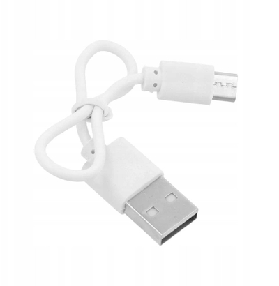 LED светлечки прстен за селфи RK12 Orange Mi, со вградена батерија, полнење USB C, портокалов